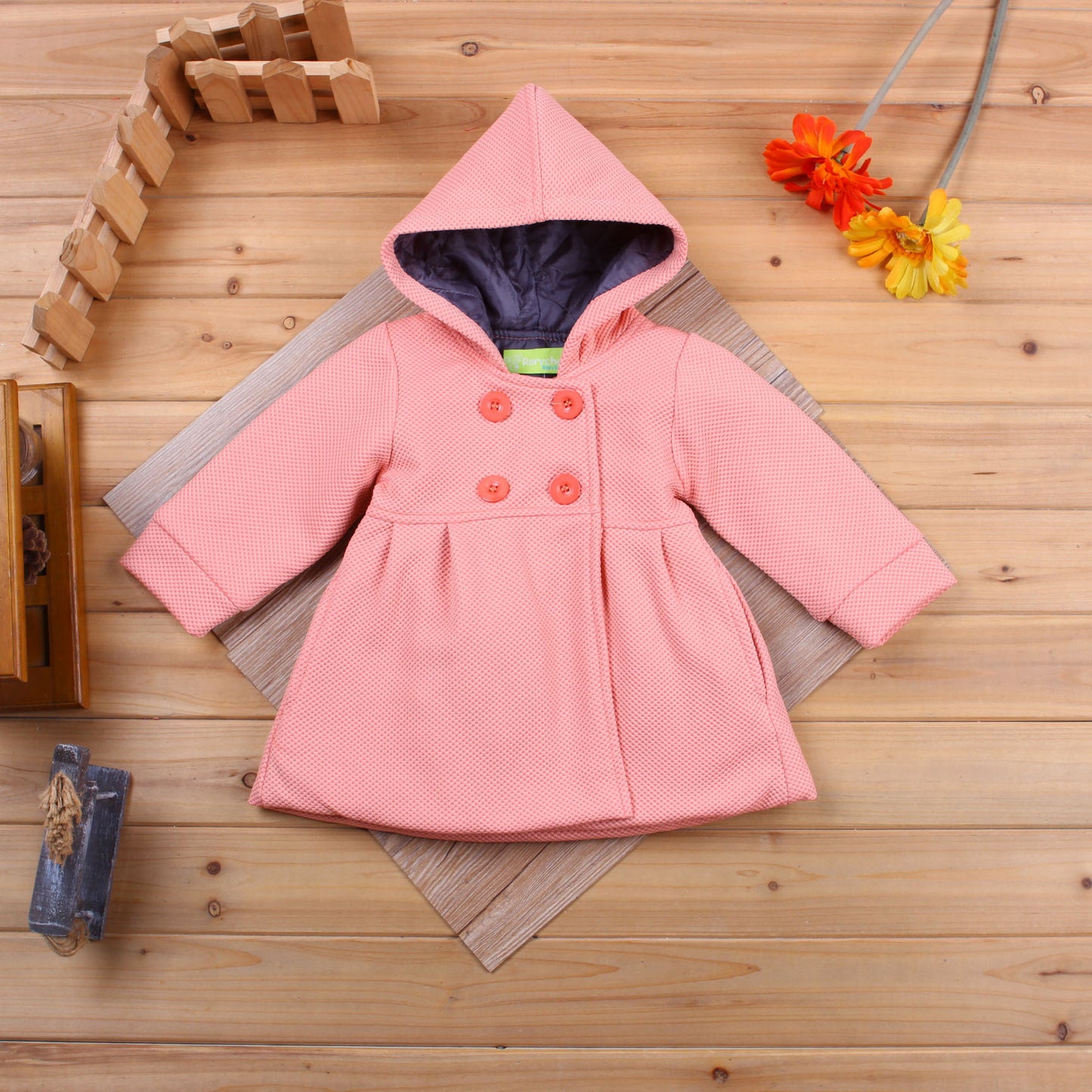 Kiethleen Winter Coat | Winter new little girl child Korean version of the baby wear warm coat hooded jacket 3 colors